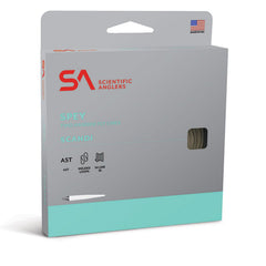 Scientific Anglers SA Scandi Fly Line 5/6 front view for precise casting in cold water