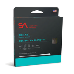 Scientific Anglers SA Sonar Grand Slam Clear Tip line front view, ideal for precise casts in tropical water