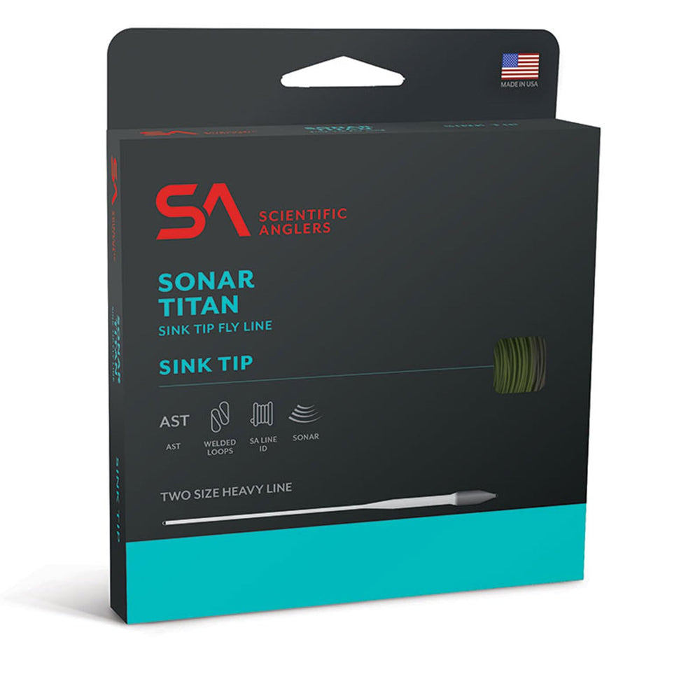 Scientific Anglers Sonar Titan Sink Tip WF7F/I for long casts and deep streamer presentations.