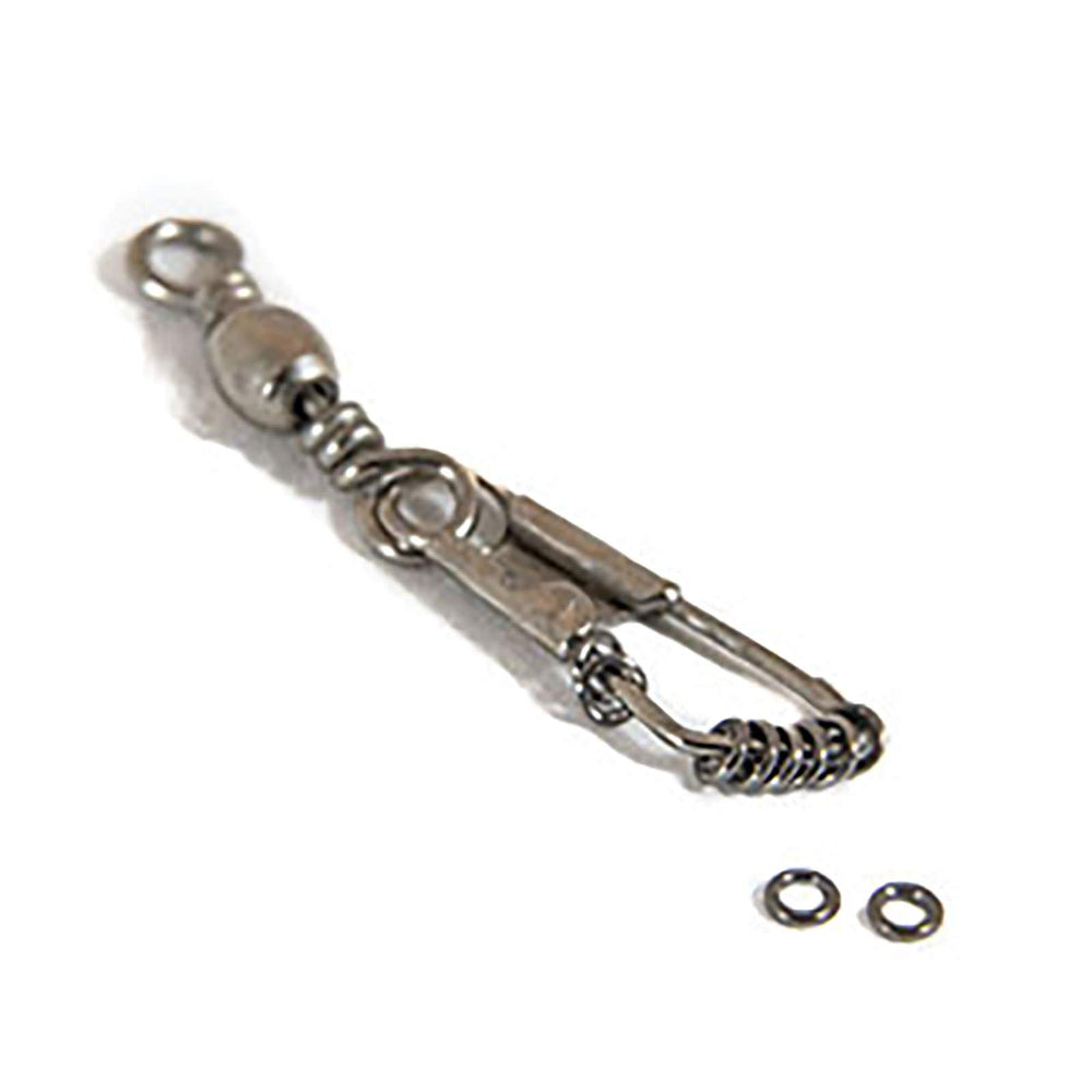 Scientific Anglers tippet rings in black nickel finish for quick, secure leader-tippet connections.