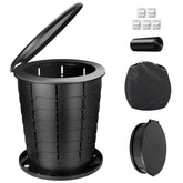Sckee camping toilet height-adjustable for comfortable seating on trails