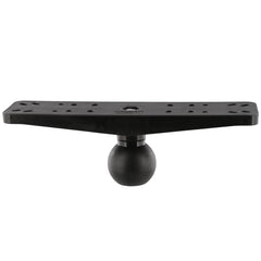 Scotty 0175 ball system top plate supports 10–12 screens for reliable mounting