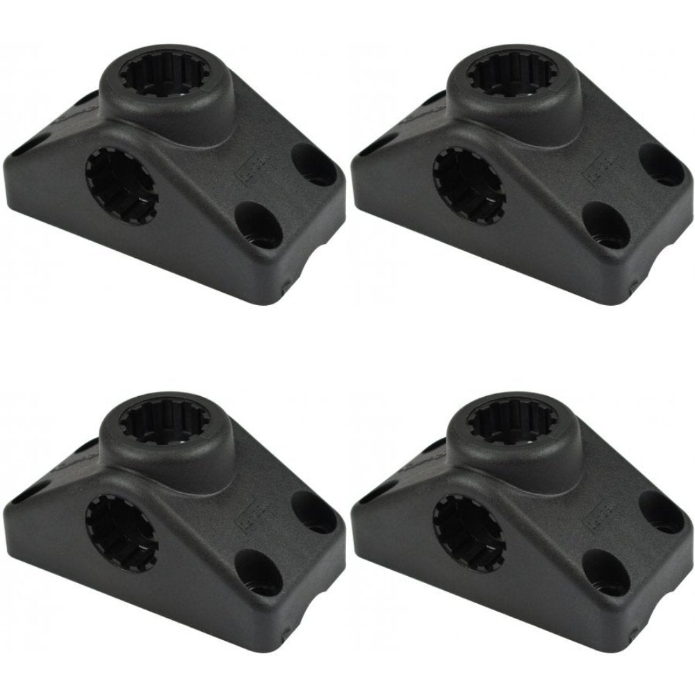 Scotty 0241-Bk side-deck mounting bracket for versatile gunnel mounting