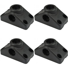 Scotty 0241-Bk side-deck mounting bracket for versatile gunnel mounting