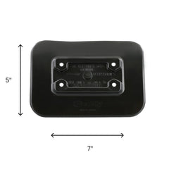 Scotty 0341-BK glue-on pad with drink holder on boat deck keeps beverages accessible