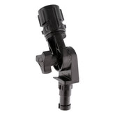 Scotty 0428 Gear Head Post Mount Black - front view