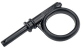 Scotty 102-BK Strongback Oar Lock close-up showing durable nylon over stainless steel.