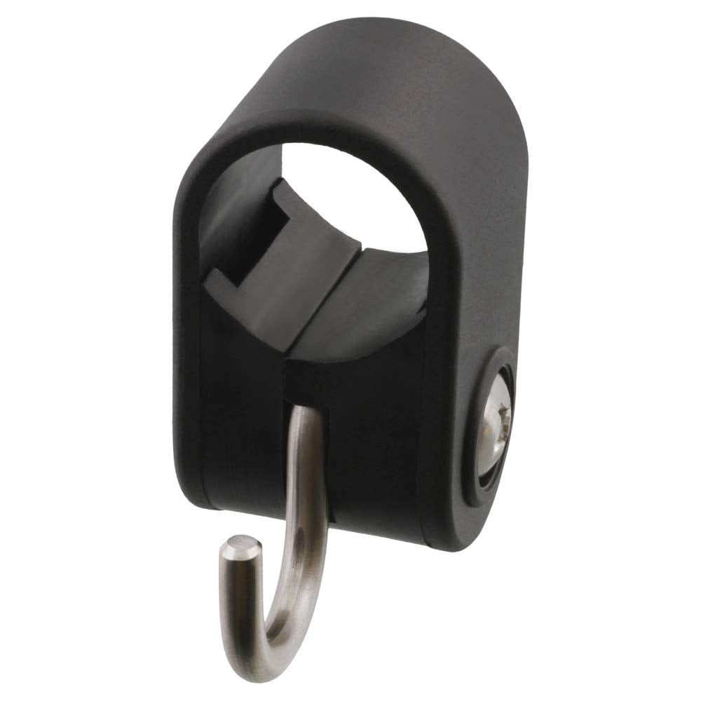 Scotty 1147 weight hook on a 1-inch boom keeps weight secure while landing fish