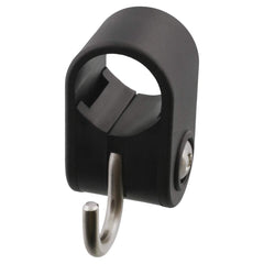 Scotty 1147 weight hook on a 1-inch boom keeps weight secure while landing fish