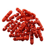 Scotty #2008-24 Auto Stop Beads Red for Braided Line (24-Pack)
