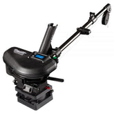 Scotty 2106 downrigger with telescoping boom enables versatile depth control on boats.