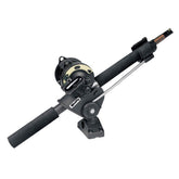 Scotty 240 Striker rod holder front view emphasizes quick access for big game