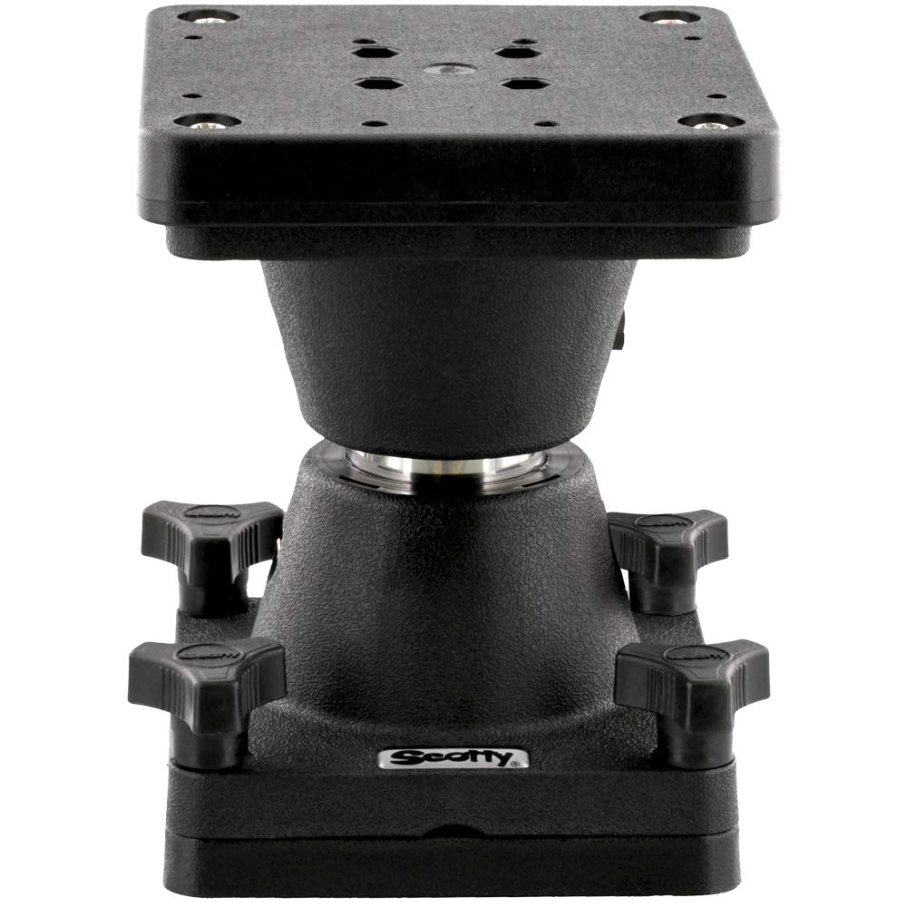 Scotty 2606 downrigger riser 6in installation for improved clearance and easy setup.