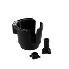 Scotty 311-BK Cup Holder with bulkhead mount and rod holder post