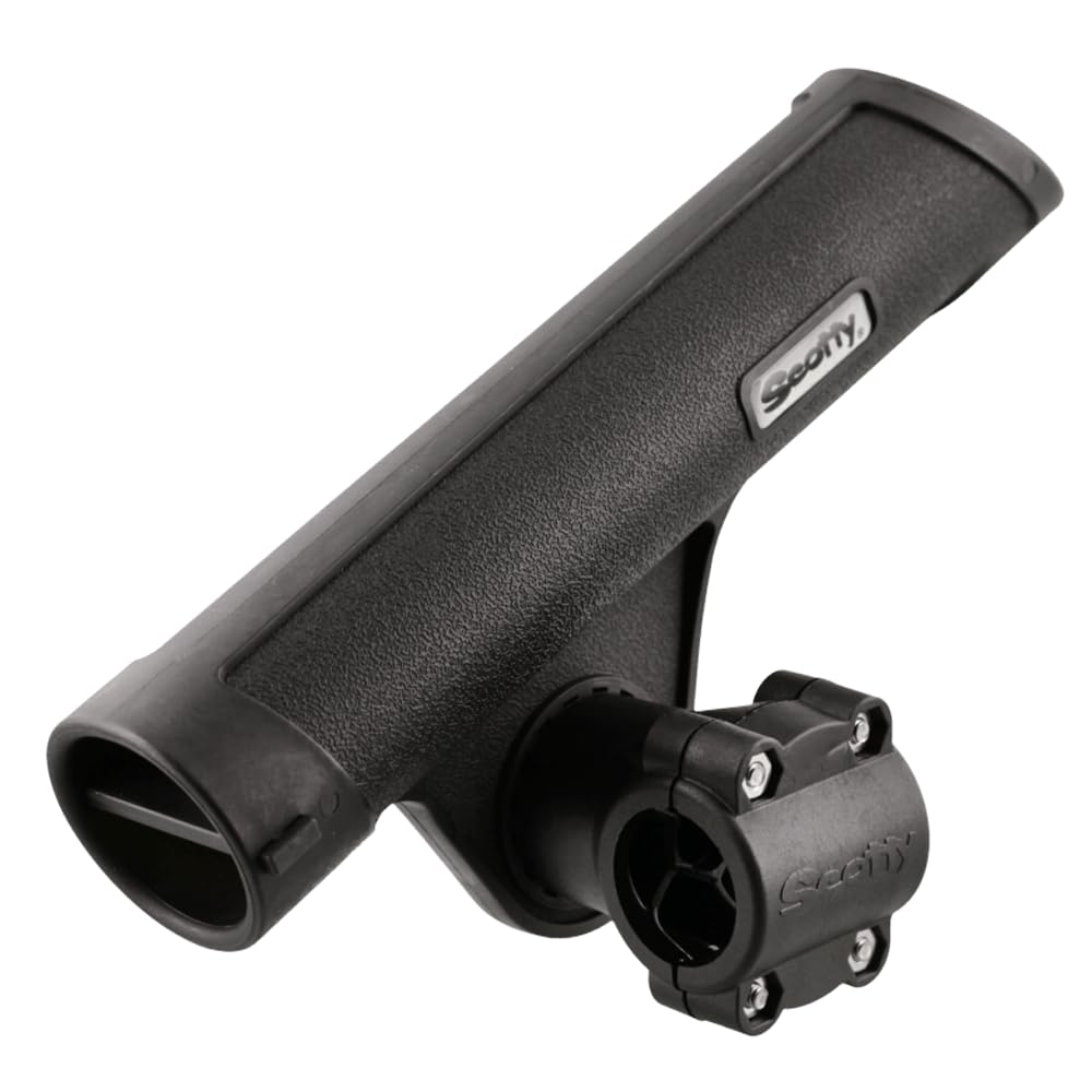Scotty 358-BK Rodmaster II on a 1-25 inch tube for secure downrigger mounting.