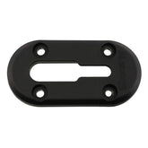 Scotty 440-BK-1 low profile track mounted on a kayak for quick mounting