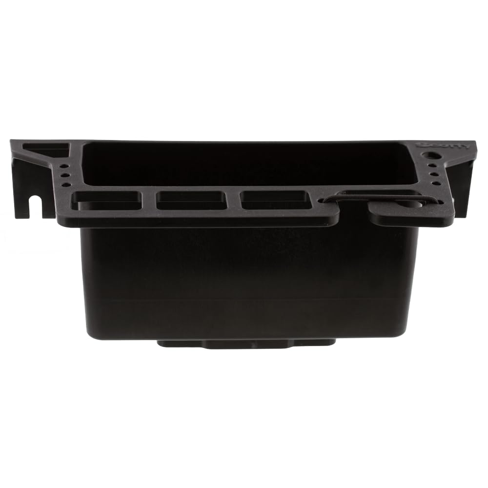 Scotty 451 Mini Gear Caddy deck post mount keeps tackle organized on board.