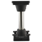 Scotty downrigger riser 12in black elevates gear for improved trolling clearance.
