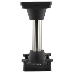 Scotty downrigger riser 12in black elevates gear for improved trolling clearance.