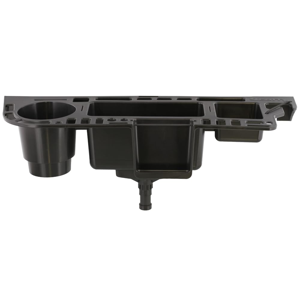 Scotty Gear Caddy Black on boat keeps tools organized and within reach.