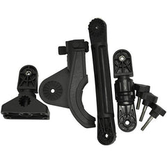 Scotty Gear-Head Mount Kit black finish enhances deck organization.