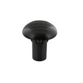 Scotty Hammerhead rod butt cushion black front view showing comfortable grip
