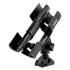 Scotty Orca rod holder tilted for travel storage and quick deployment.
