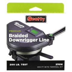 Scotty Power Braid Downrigger Line 300ft spool, strong braided trolling performance.