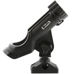 Front locking ring prevents rod loss while travelling