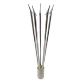 Scuba Choice 6in stainless steel 5-prong paralyzer tip for durable saltwater use