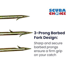 Scuba Choice 8mm threaded diameter fits many spearfishing poles.