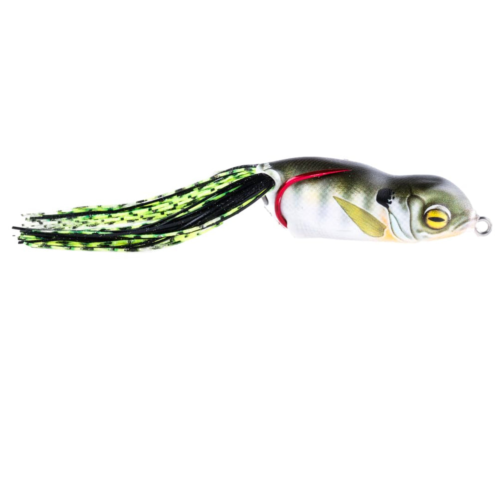 SCUM FROG Launch XS Frog demonstrates long casting capability for topwater fishing.