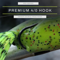 Scum Frog Pro Series Frog glass rattle underwater for increased bass attraction