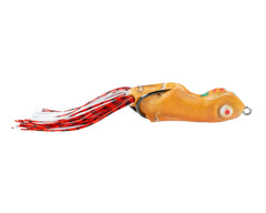 SCUM FROG Trophy Holiday Gingerbread Man lure—full view of the hollow-body popper for topwater action.