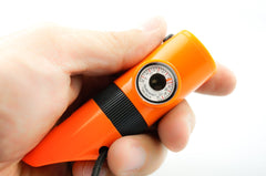 SE 7-IN-1 Survival Whistle LED flashlight for low-light signaling.