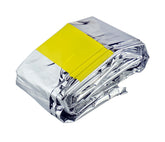 SE EB1311 emergency sleeping bag flat lay shows 84x36 inch size for camping readiness.