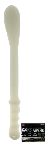 SE Glow-thumper bat glows for easy night fishing and handling.