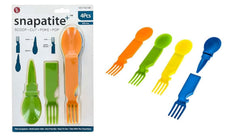 SE Snapatite knife included in a compact 4-in-1 set for on-the-go meals.