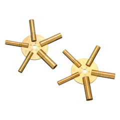 SE universal brass clock key set in PVC pouch for easy backups