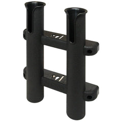 Sea-Dog two-pole side mount rod holder secures rods on deck for quick access