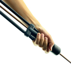 Sea Slinger Hawaiian Sling shaft butt absorbs shock for smoother shots.