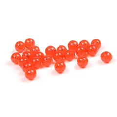 Front view of Sea Striker red beads pack, ready for tackle use.