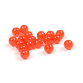 Sea Striker red 8mm round plastic beads for fishing rigs.