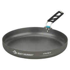 Sea to Summit Alpha D25.4 cm frying pan for lightweight camp cooking and quick sautéing.