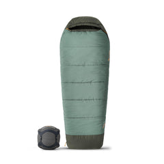 Sea to Summit Boab sleeping bag long folded for compact travel warmth