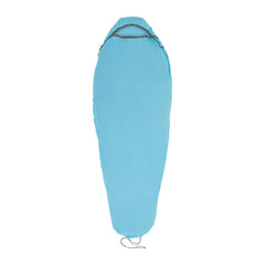 Sea to Summit Breeze Sleeping Liner shows Coolmax fabric moisture-wicking for dry comfort