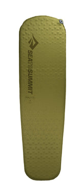 Sea to Summit sleeping mat front view shows all-season camping comfort and compact profile