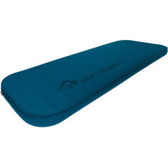 Sea to Summit Comfort Deluxe packed-size image shows compact form for travel