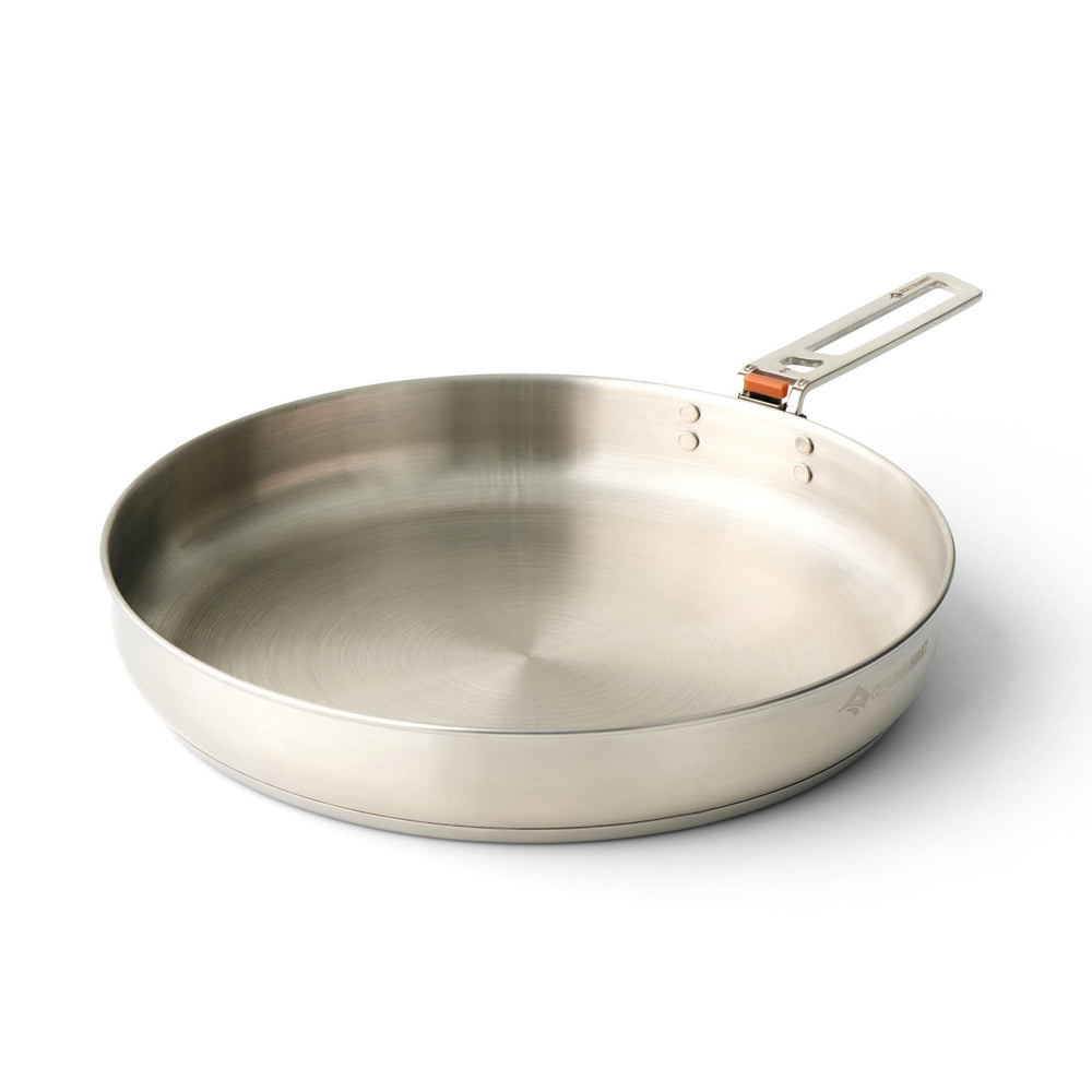 Sea to Summit Detour 10-Inch pan front view for versatile camp cooking.