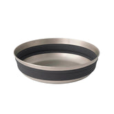 Sea to Summit Detour collapsible bowl collapsed for compact camping storage
